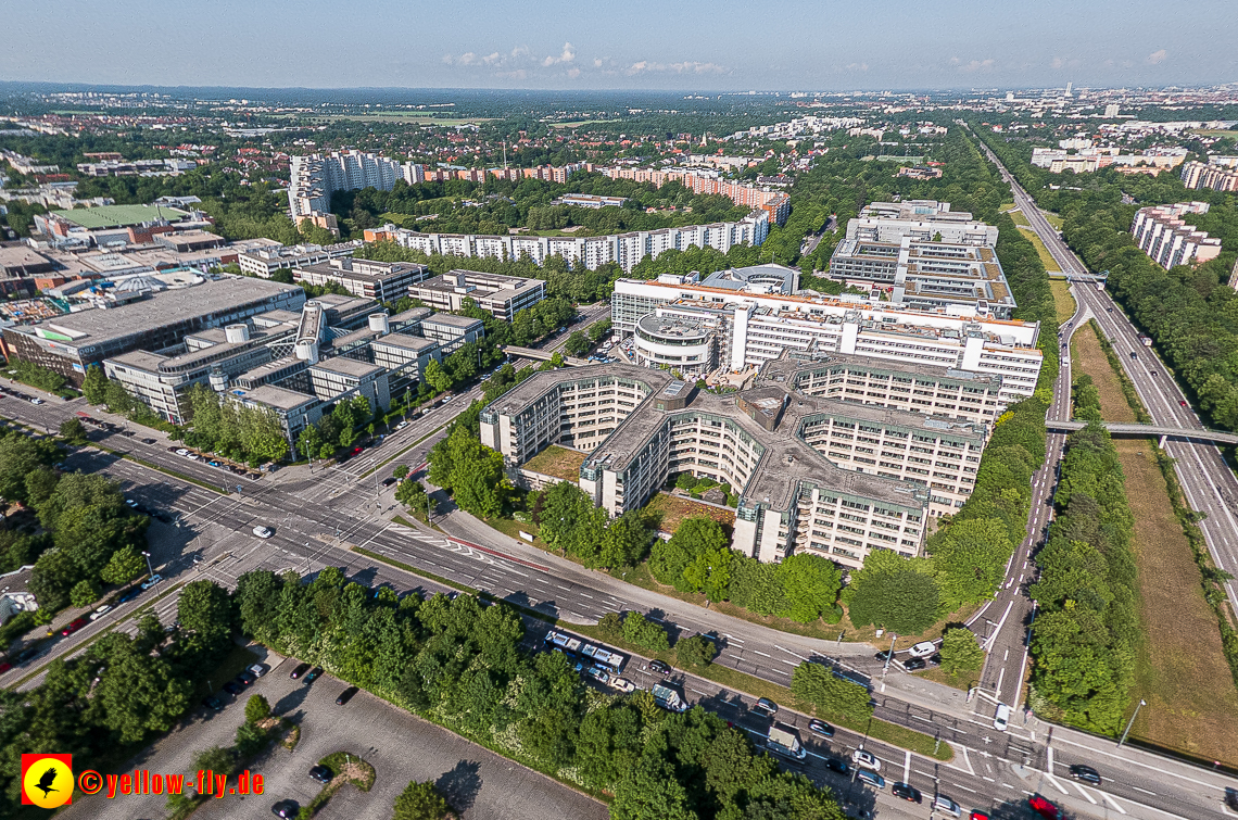 07.06.2023 - Neuperlachs neue Mitte mit PEP, Perlach Plaza, Share, Allianzversicherung und Wohnring